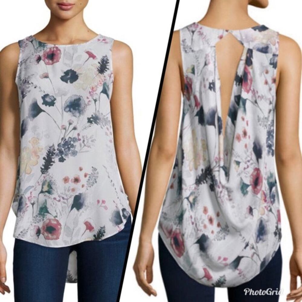 Haute Hippie 100% Silk Blouse, Open Back,  Small